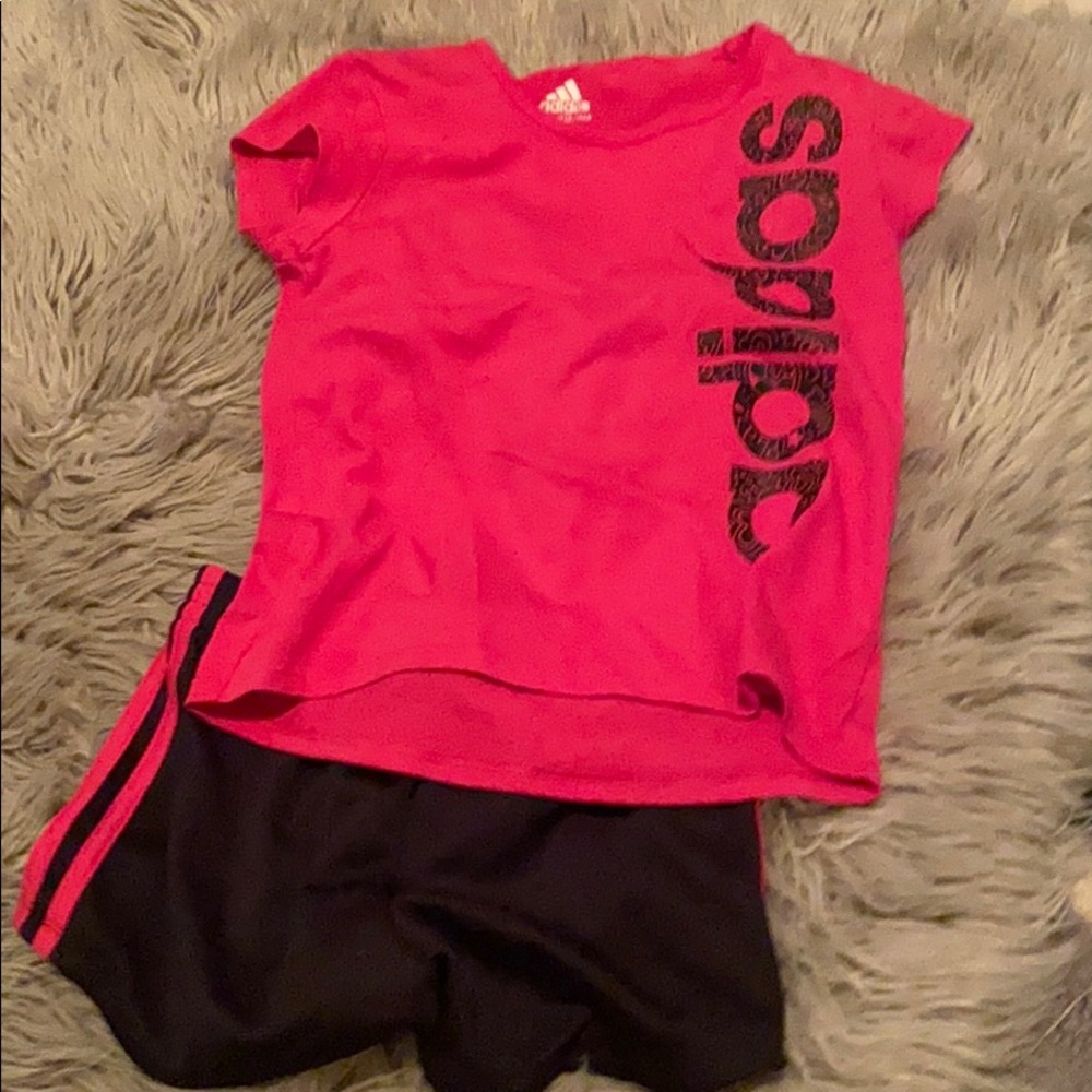 Little girls Adidas outfit